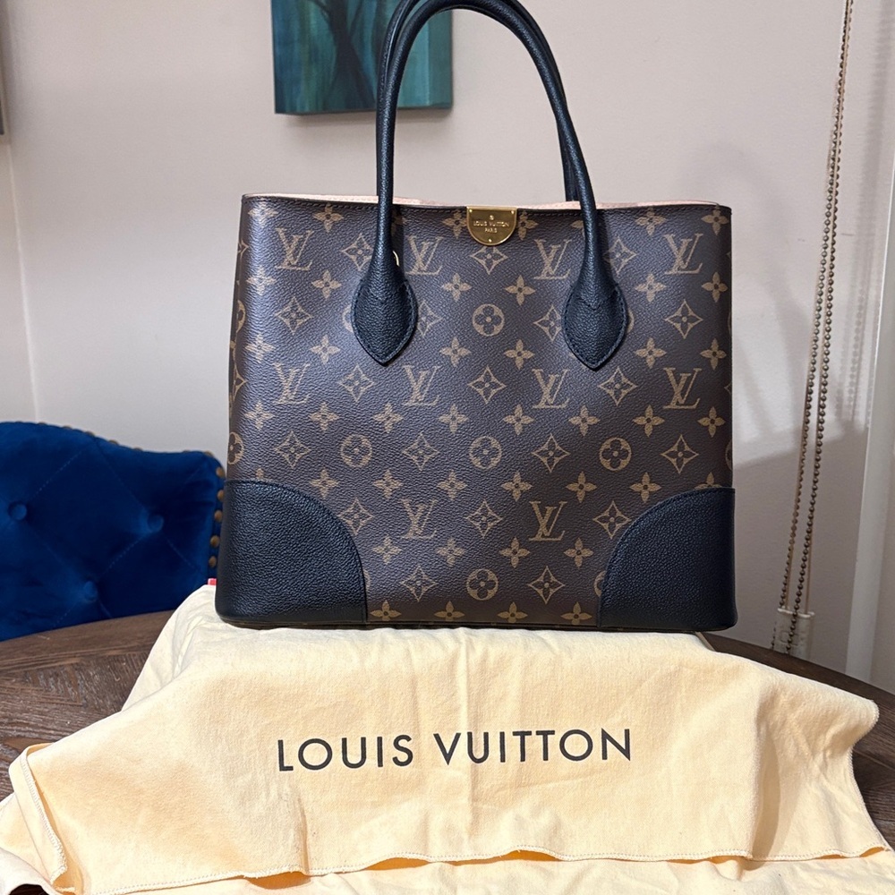 Louis Vuitton Monogram Brown and Black Tote